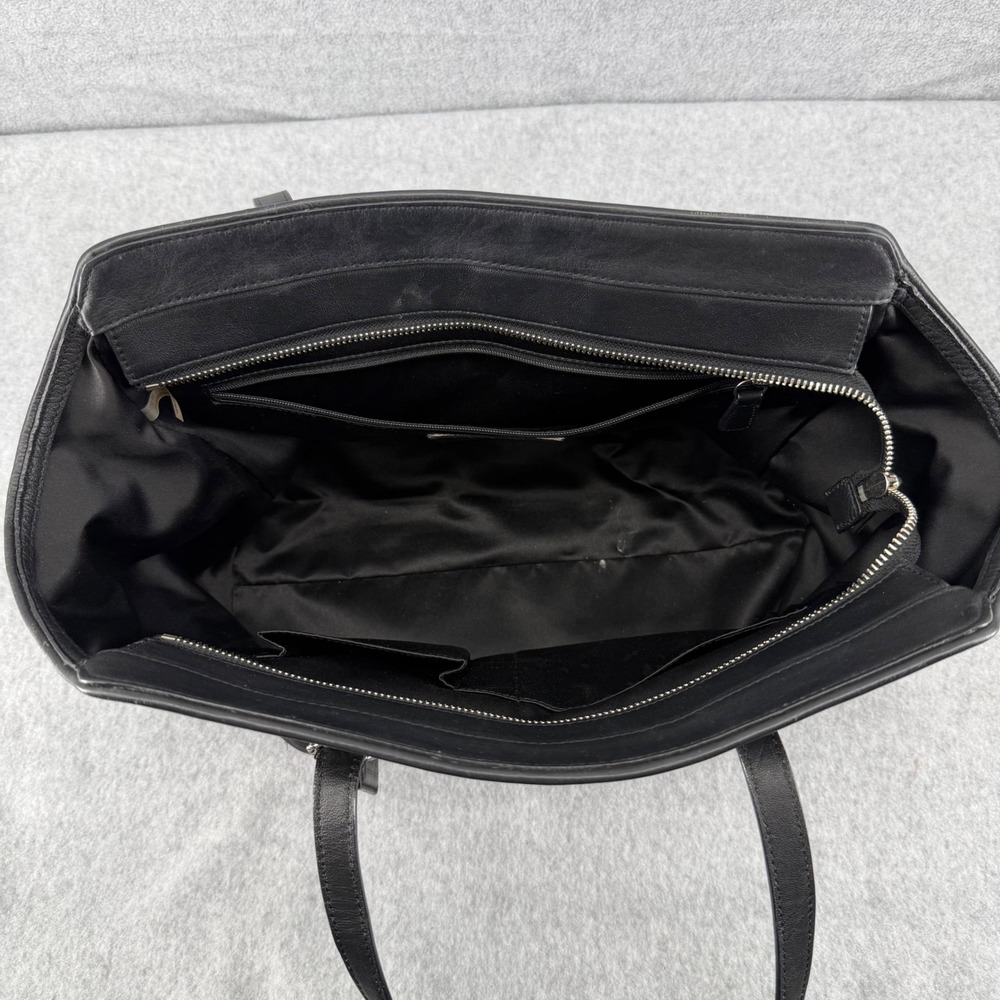 Coach Taylor Op Art Signature Tote Black Jacquard Leather Handbag F25501 - Picture 5 of 10